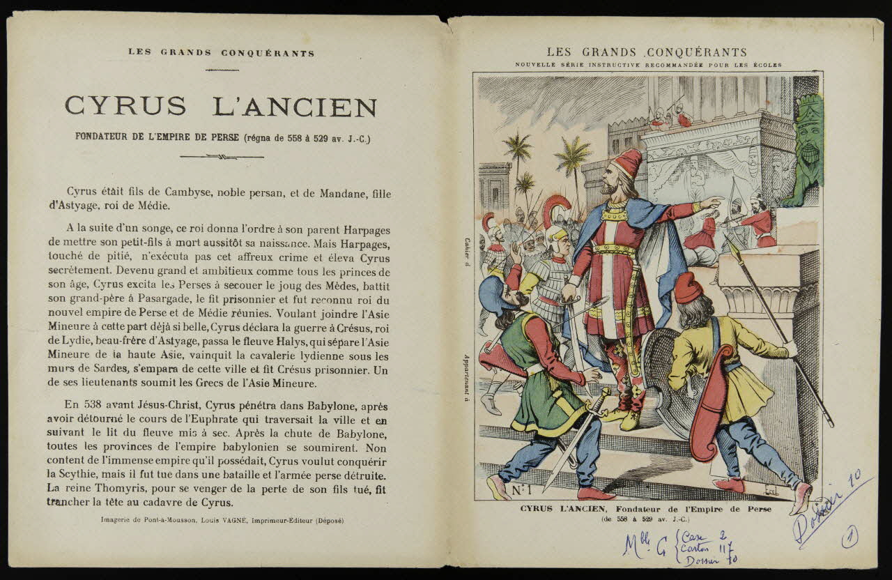 estampe CYRUS L'ANCIEN 1963.144.109 Photo