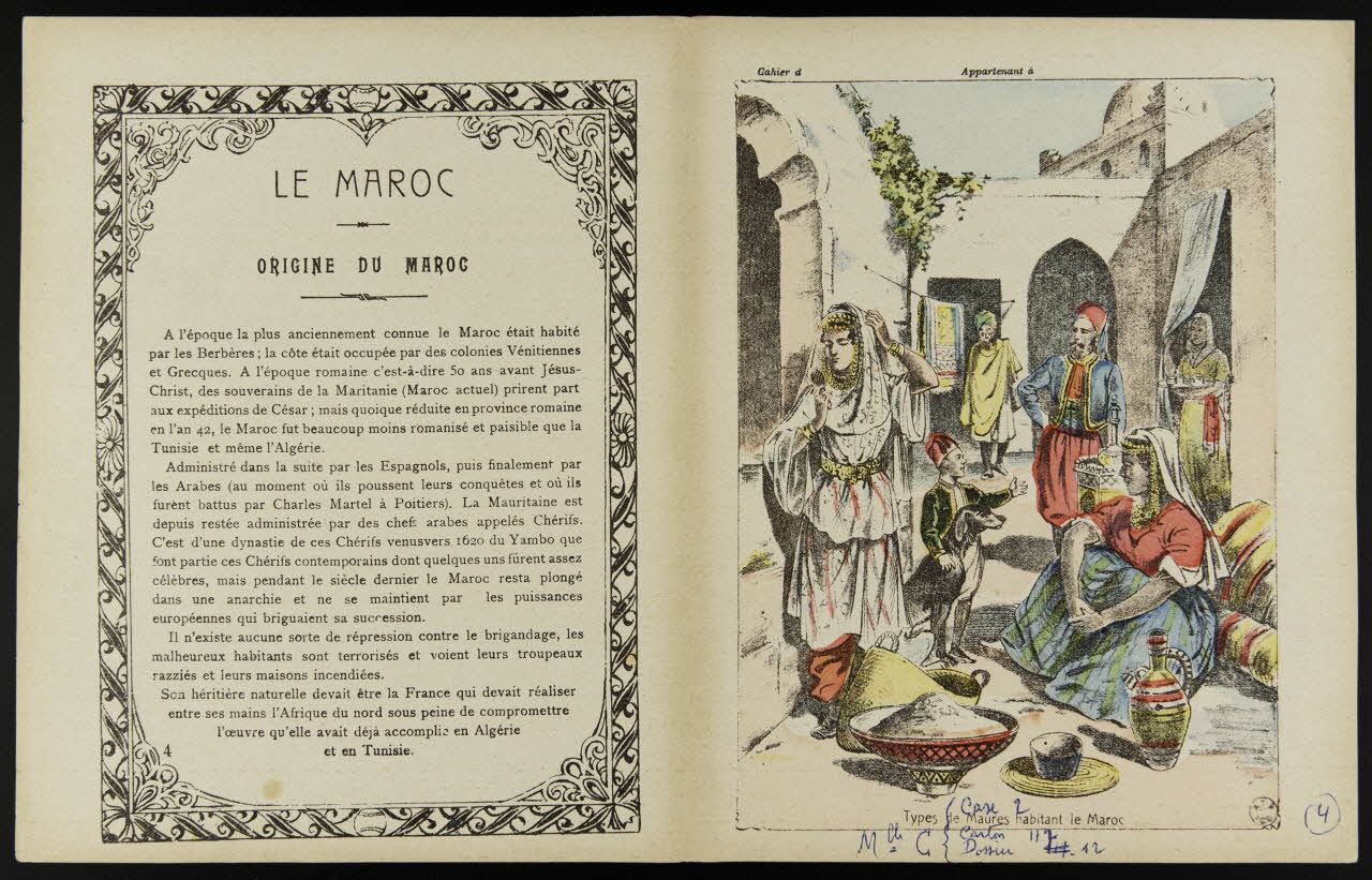 estampe LE MAROC  ORIGINE DU MAROC 1963.144.128 Photo