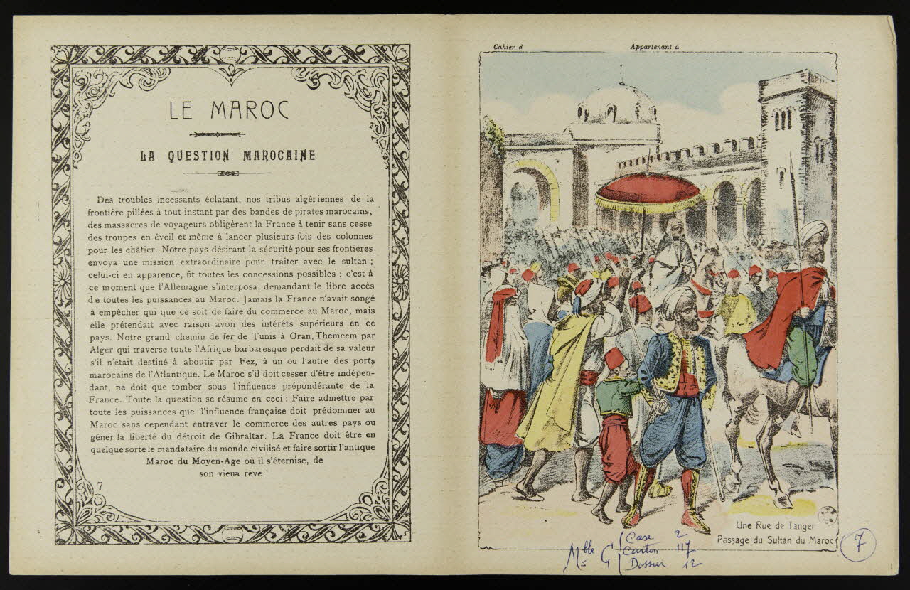 estampe LE MAROC  LA QUESTION MAROCAINE 1963.144.131 Photo