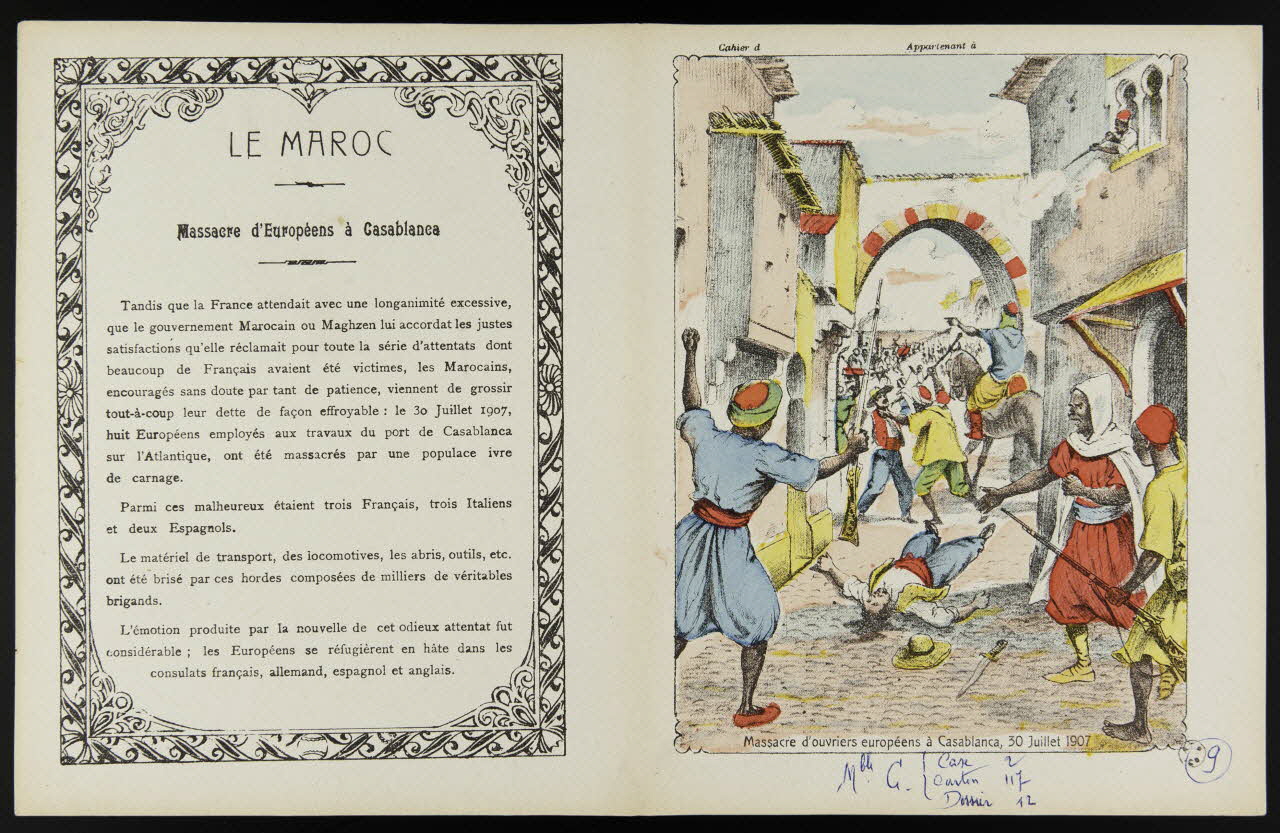 estampe LE MAROC  Massacre d'Européens à Casablanca 1963.144.133 Photo