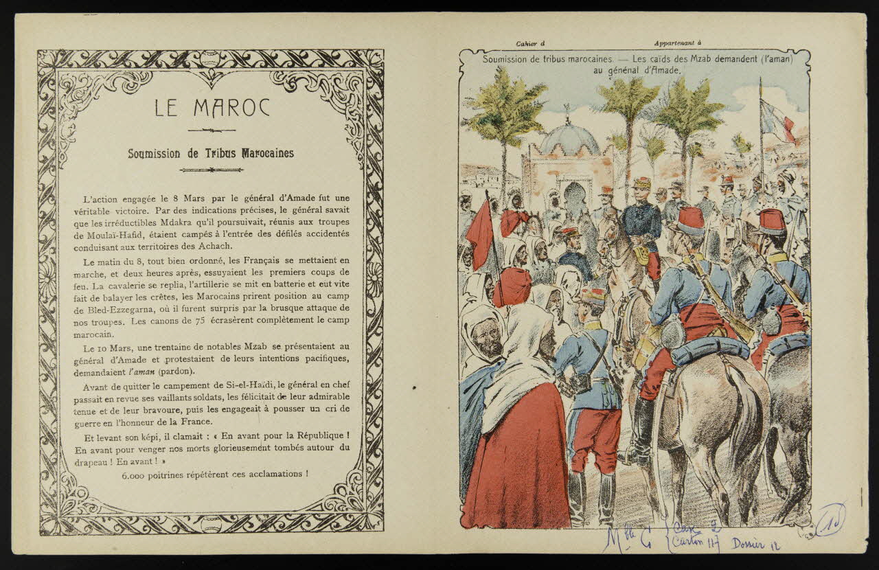 estampe LE MAROC  Soumission de Tribus Marocaines 1963.144.139 Photo