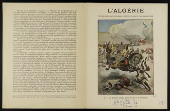 estampe L'ALGERIE  3. - Les Vandales semaient partout la mort et la destruction. 1963.144.159 Photo