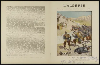 estampe L'ALGERIE  11. - Bataille de l'Isly. 1963.144.167 Photo