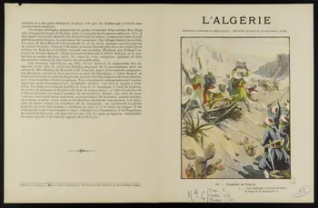 estampe L'ALGERIE  12. - Expédition de Kabylie. 1963.144.168 Photo