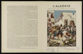 estampe L'ALGERIE  14. - Prise de Laghouat. 1963.144.170 Photo
