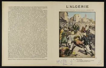 estampe L'ALGERIE  15. - Prise de Sfax. 1963.144.171 Photo