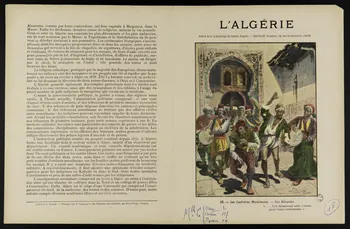 estampe L'ALGERIE  16. - Les Confréries Musulmanes. - Les Aïssaouas. 1963.144.172 Photo