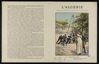 estampe L'ALGERIE  17. - Forage d'un puits artésien. 1963.144.173 Photo