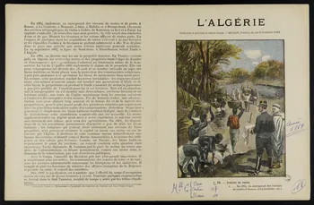 estampe L'ALGERIE  18. - Création de routes. 1963.144.174 Photo