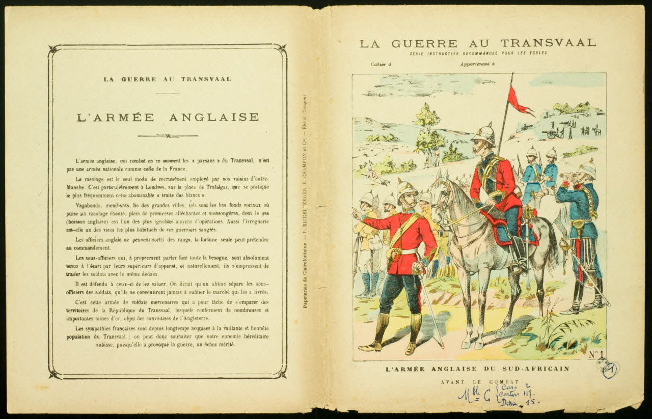 estampe LA GUERRE DU TRANSVAAL 1963.144.175 Photo