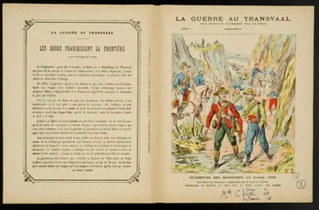 estampe LA GUERRE AU TRANSVAAL  OUVERTURE DES HOSTILITES (11 Octobre 1899). 1963.144.176  Photo