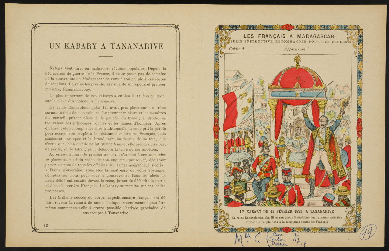 estampe UN KABARY A TANANARIVE 1963.144.237  Photo