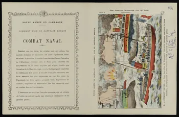 estampe COMBAT NAVAL. 1963.144.24 Photo