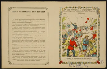 estampe COMBATS DE TSARASAOTRA ET DE BERITZOKA 1963.144.241  Photo
