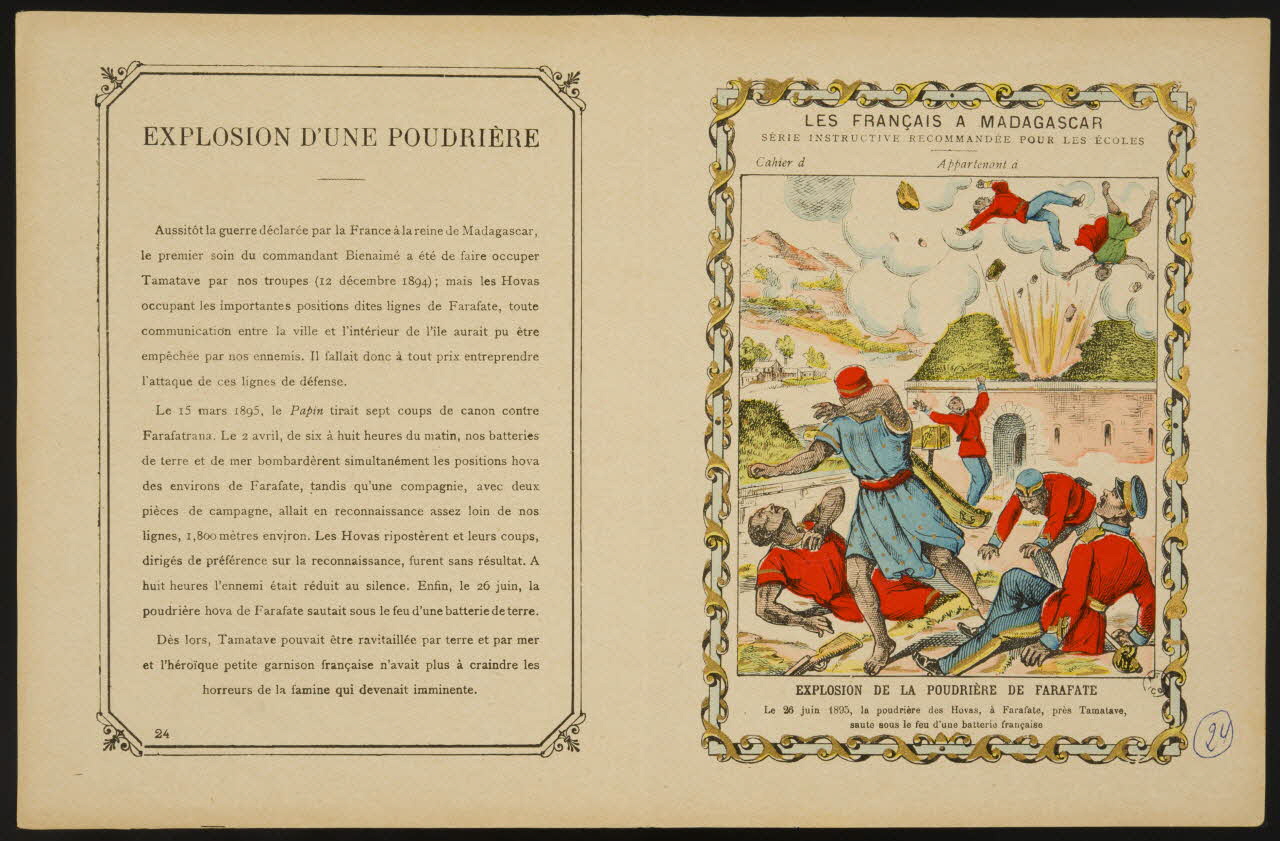 estampe EXPLOSION D'UNE POUDRIERE 1963.144.242 Photo