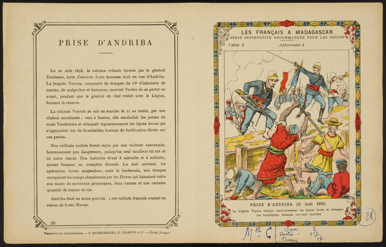 estampe PRISE D'ANDRIBA 1963.144.246  Photo
