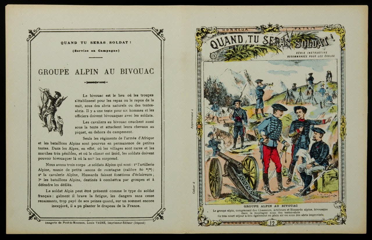 estampe GROUPE ALPIN AU BIVOUAC 1963.144.262 Photo