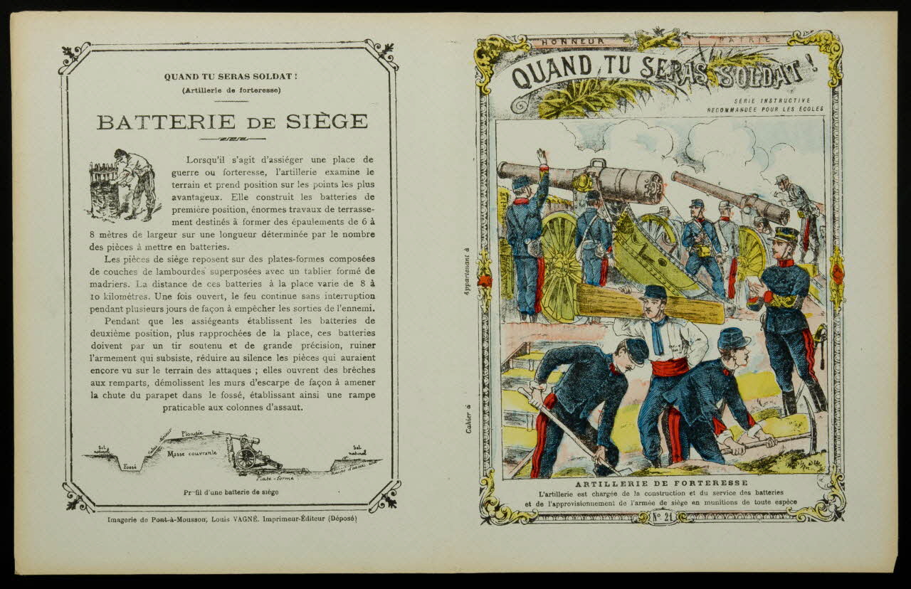 estampe ARTILLERIE DE FORTERESSE 1963.144.271 Photo