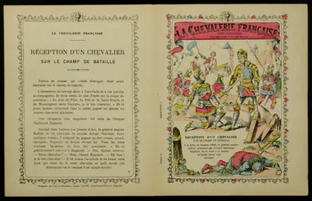 estampe RECEPTION D'UN CHEVALIER  SUR LE CHAMP DE BATAILLE 1963.144.280 Photo