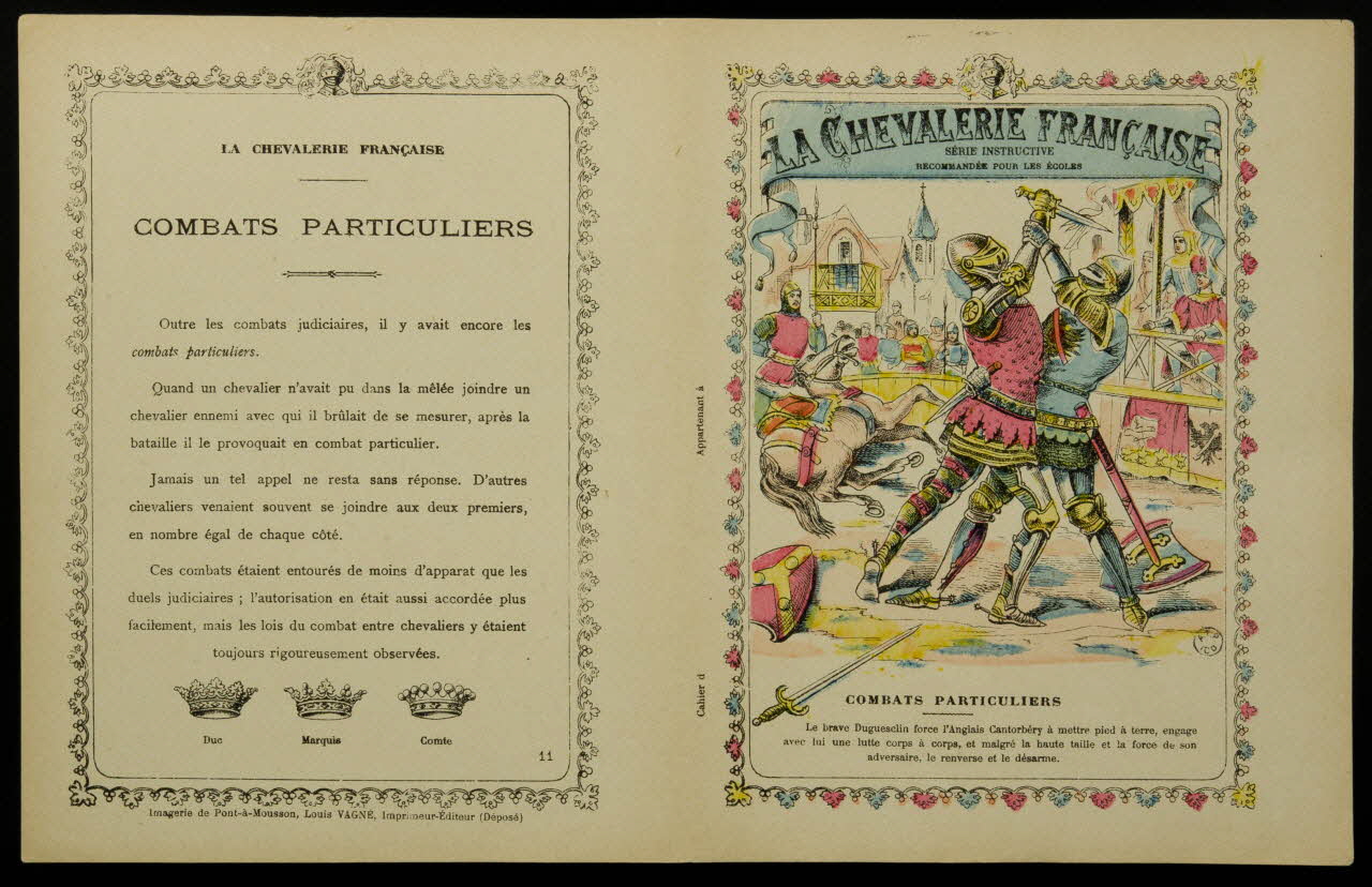 estampe COMBATS PARTICULIERS 1963.144.285 Photo