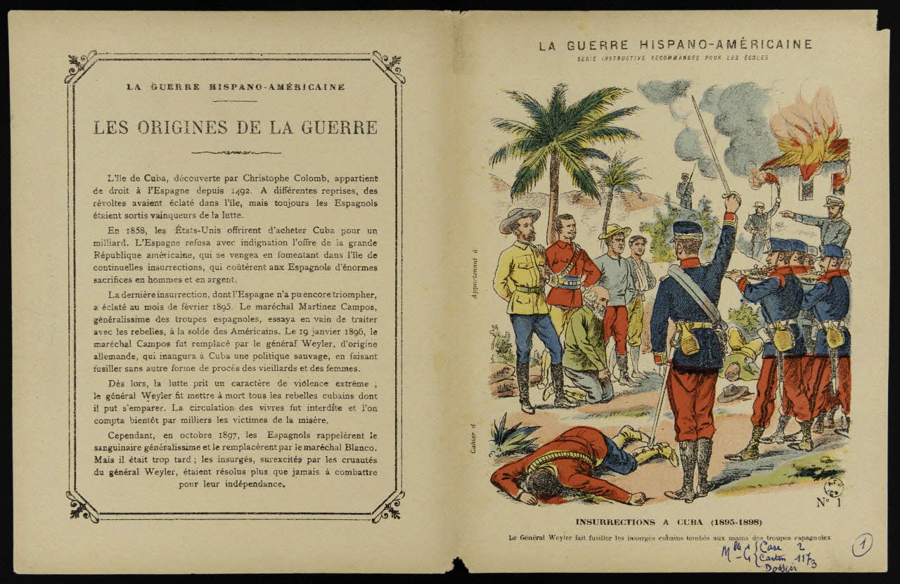 estampe INSURRECTIONS A CUBA (1895-1898) 1963.144.29 Photo