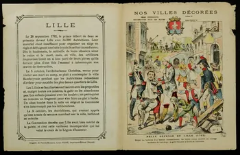 Louis Vagné protège cahier BELLE DEFENSE DE LILLE (1792) Pont-à-Mousson 1903-1914 1963.144.291 Photo