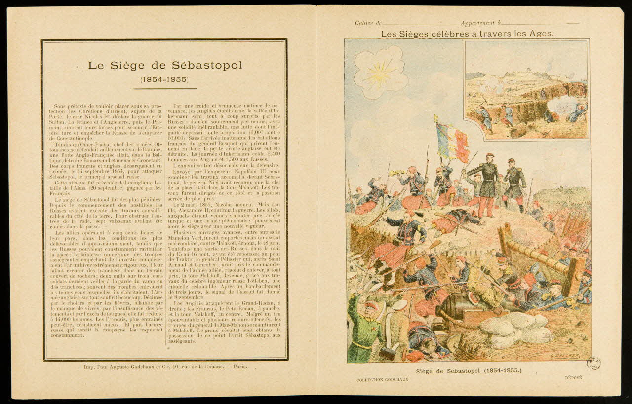 estampe Siège de Sébastopol (1854-1855.) 1963.144.317 Photo
