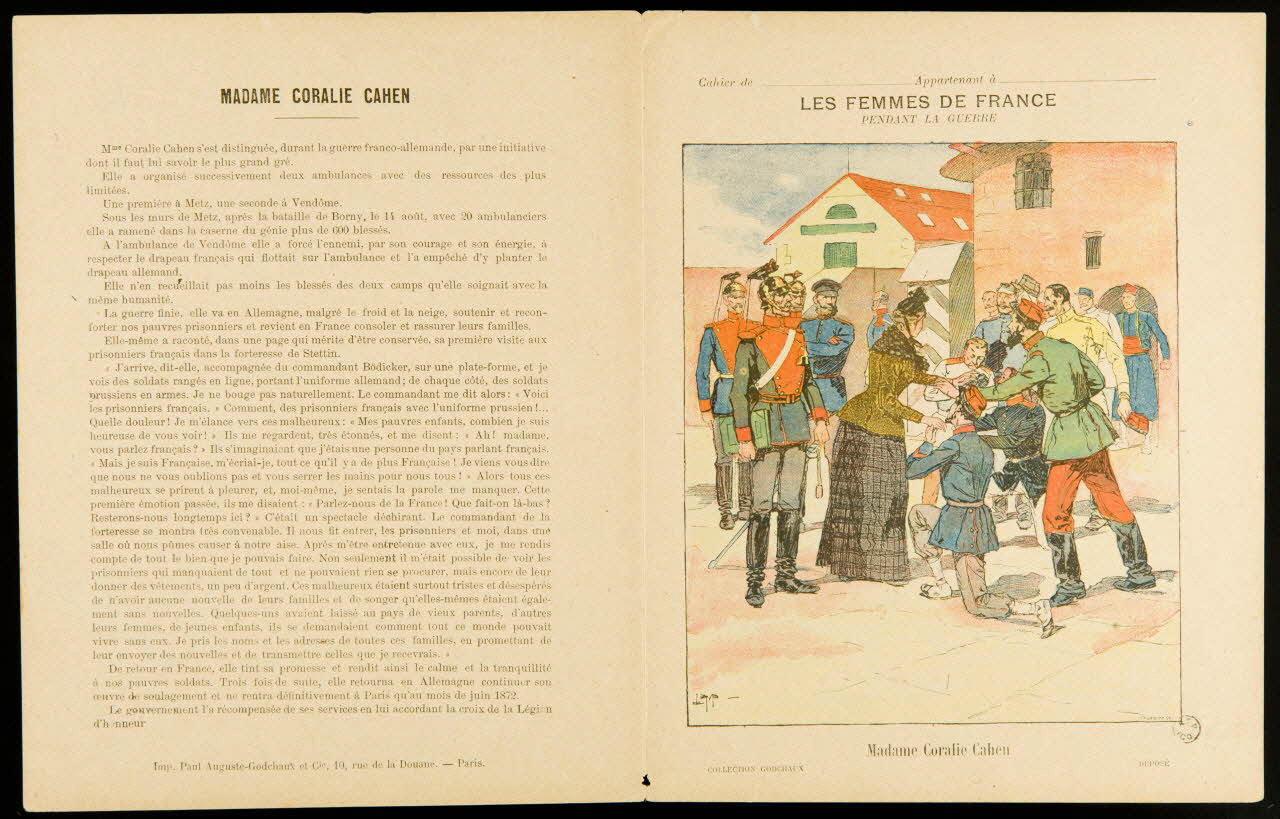 estampe Madame Coralie Cahen 1963.144.323 Photo