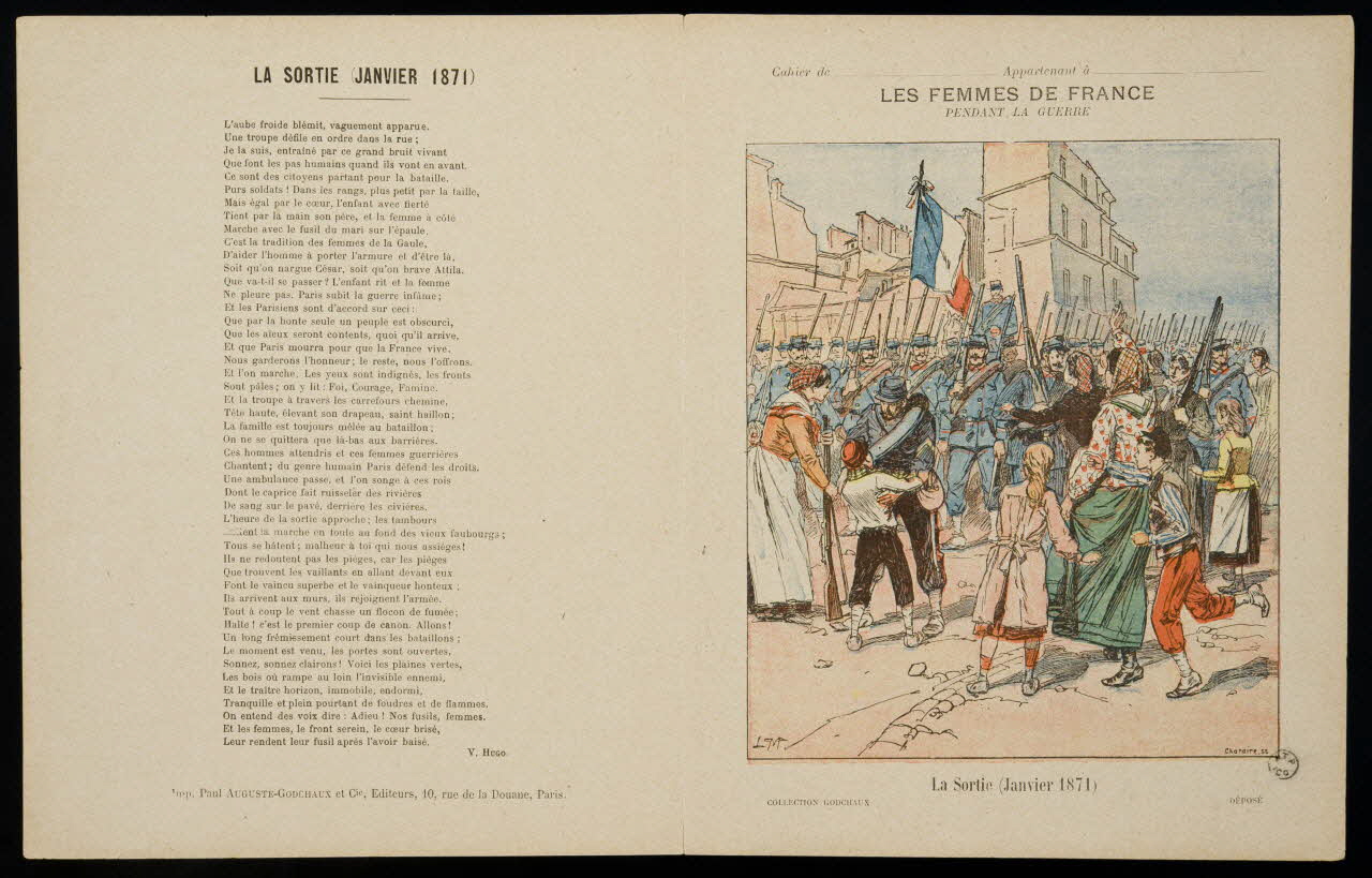 estampe La Sortie (Janvier 1871) 1963.144.332 Photo