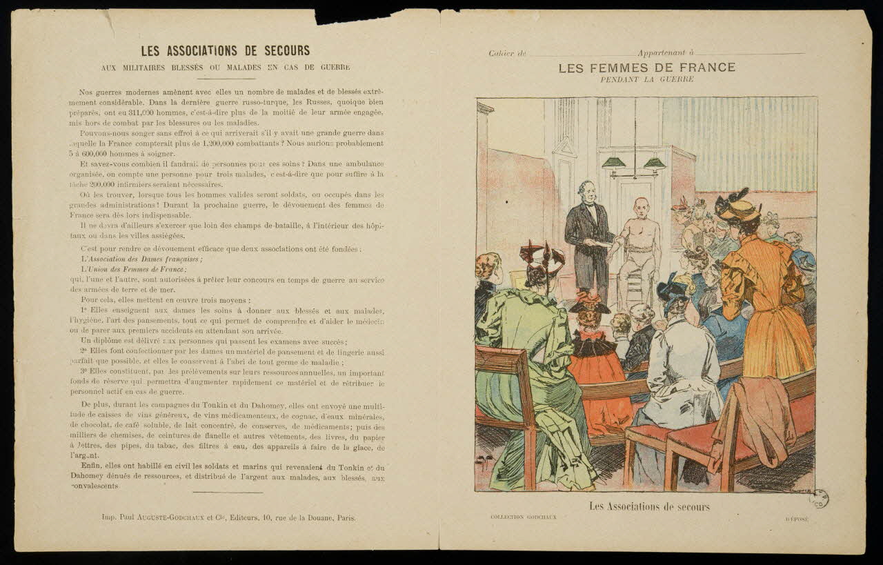 estampe Les Associations de secours 1963.144.333 Photo