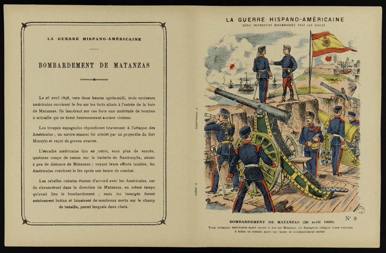 estampe BOMBARDEMENT DE MATANZAS (26 avril 1898) 1963.144.36 Photo