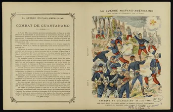 estampe ATTAQUE DE GUANTANAMO (11 juin 1898) 1963.144.43  Photo