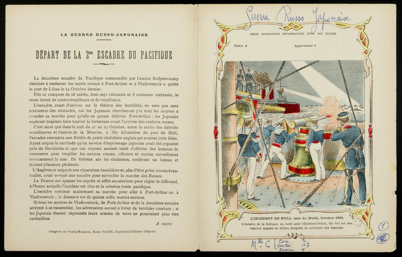 estampe L'INCIDENT DE HULL (mer du Nord) 1963.144.45 Photo