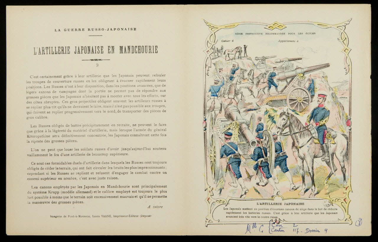estampe L'ARTILLERIE JAPONAISE 1963.144.52 Photo