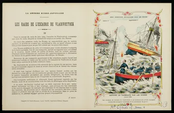 estampe CAPTURE DE VAISSEAUX PAR LES RUSSES  (Juillet 1904) 1963.144.53 Photo