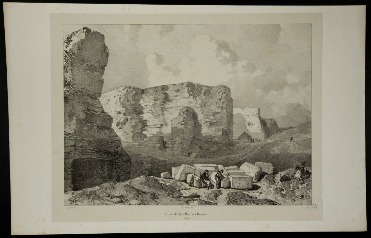 estampe Carrières du Haut-Blanc, près Marquise 1963.157.15 Photo