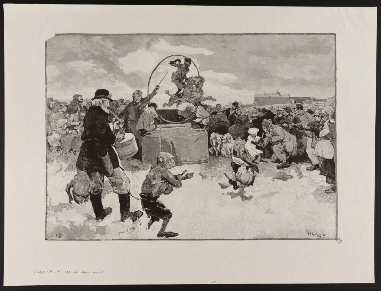 estampe Les chiens savants 1963.21.19 Photo