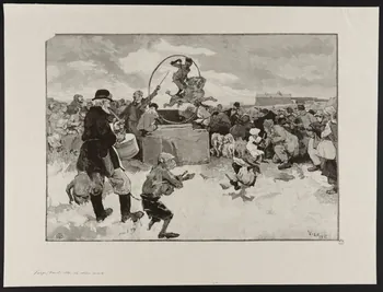 estampe Les chiens savants 1963.21.19 Photo