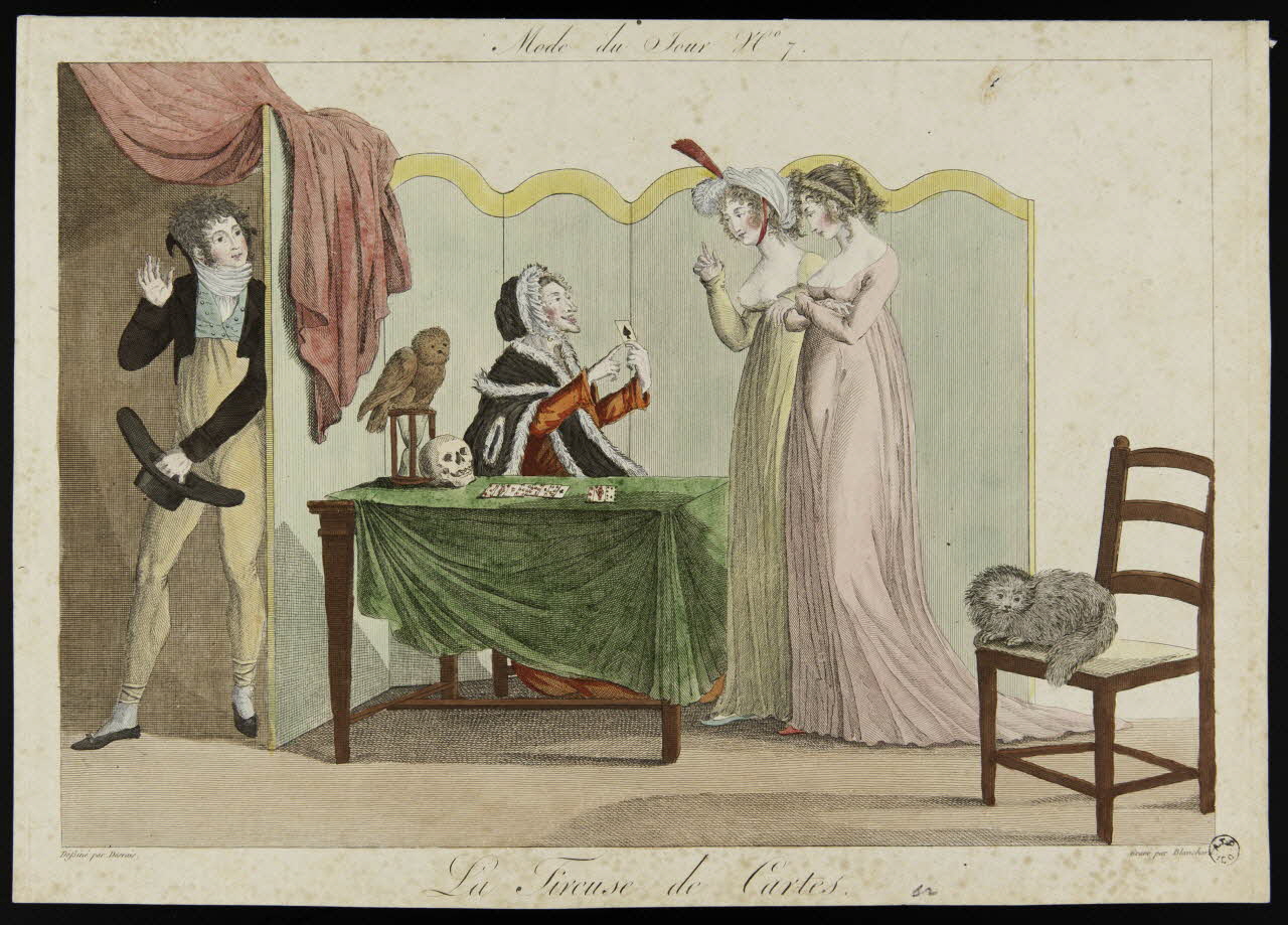 estampe La Tireuse de Cartes. 1963.21.9 Photo