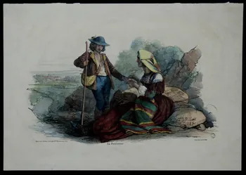 Rittner et Goupil estampe La Prédiction. Ile-de-France, France 1831 1963.27.21 Photo