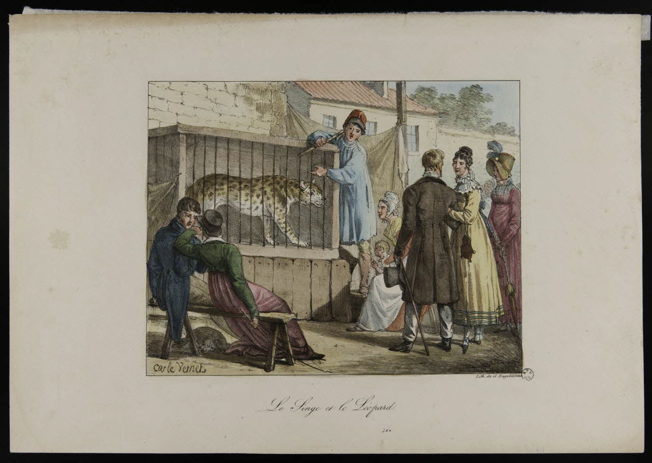 estampe Le Singe et le Léopard. 1963.27.34 Photo