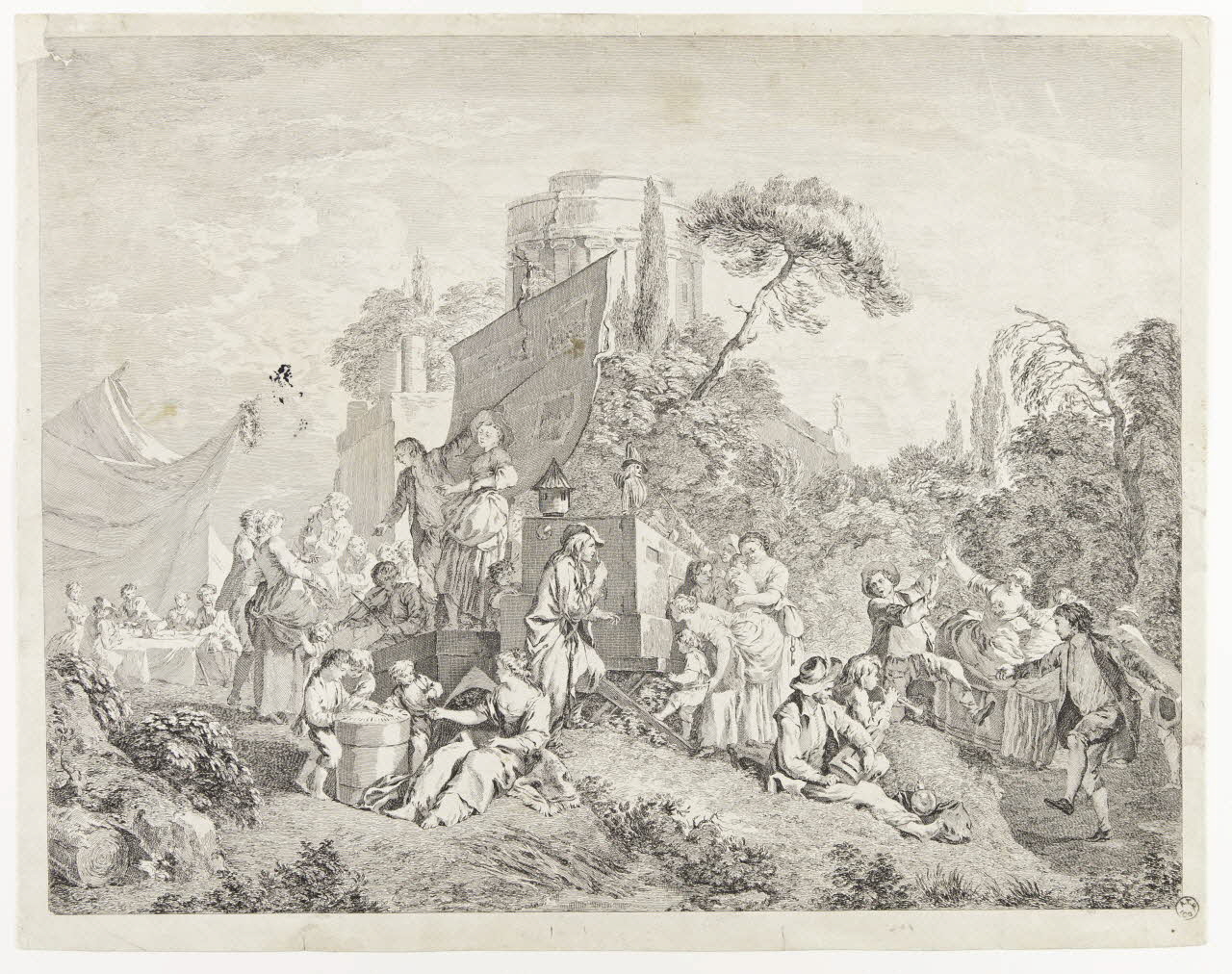 estampe Foire de campagne 1963.27.44 Photo