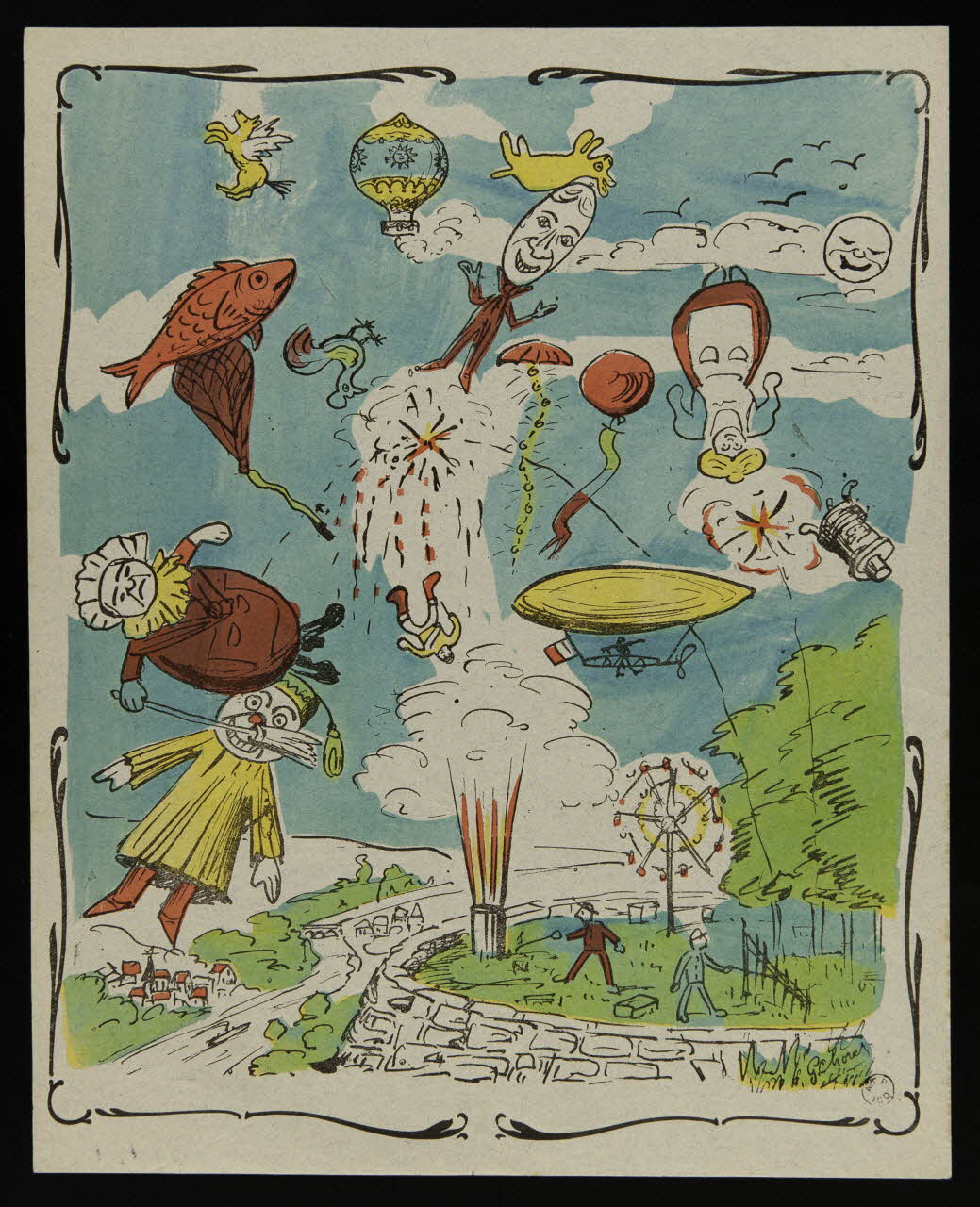 estampe Fête foraine 1963.47.1 Photo