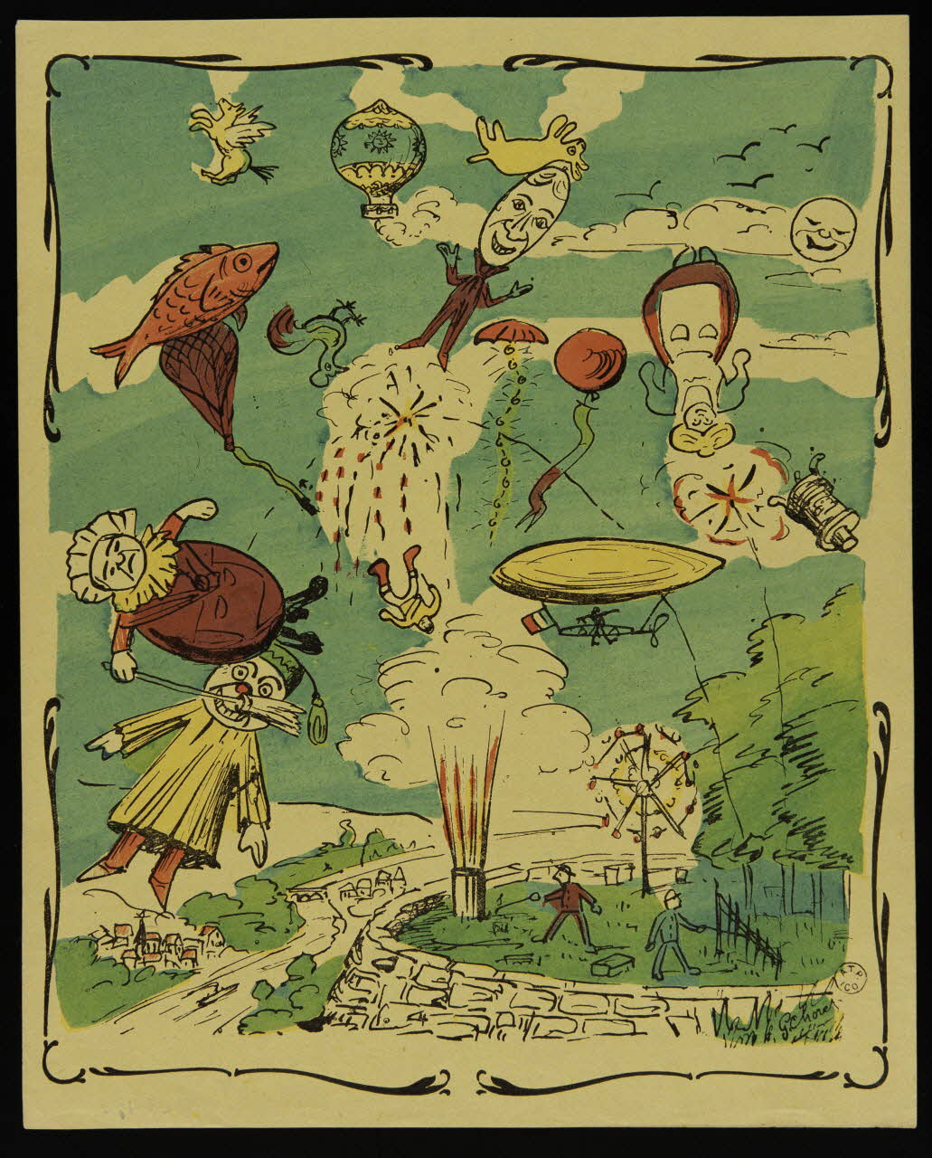 estampe Fête foraine 1963.47.2 Photo