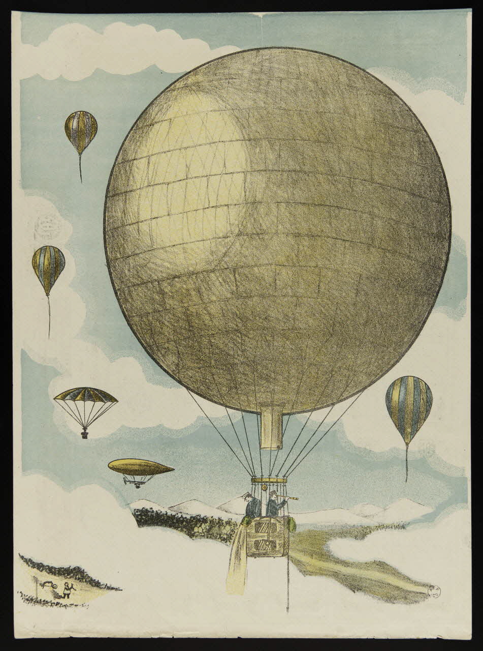 estampe Ballon voyageur 1963.47.5 Photo