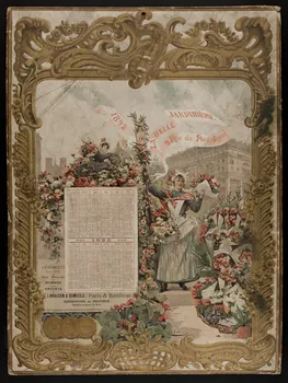 estampe Almanach de l'année 1892 1963.47.8 Photo
