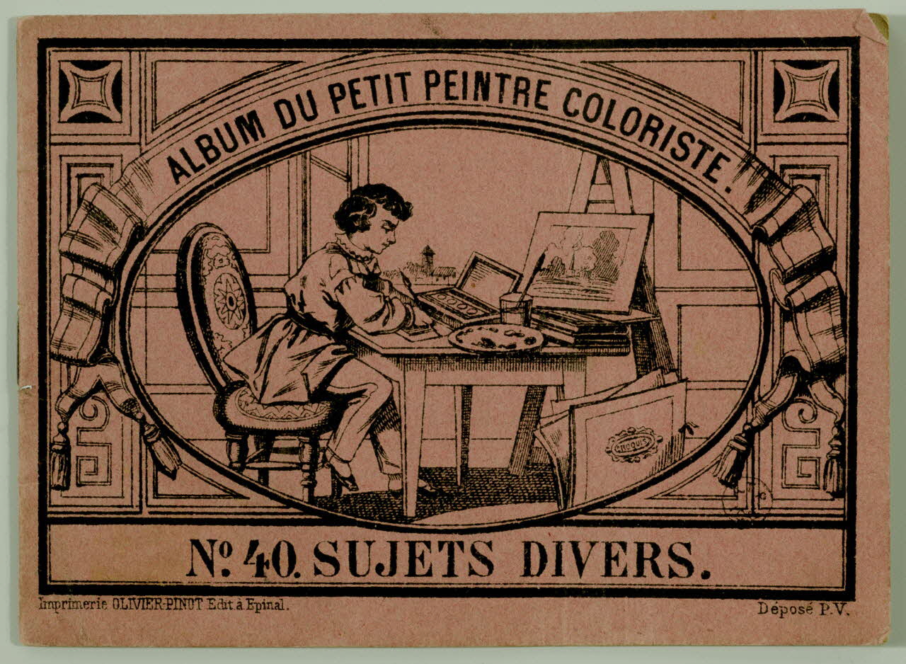 estampe ALBUM DU PETIT PEINTRE COLORISTE. 1963.49.1.1 Photo