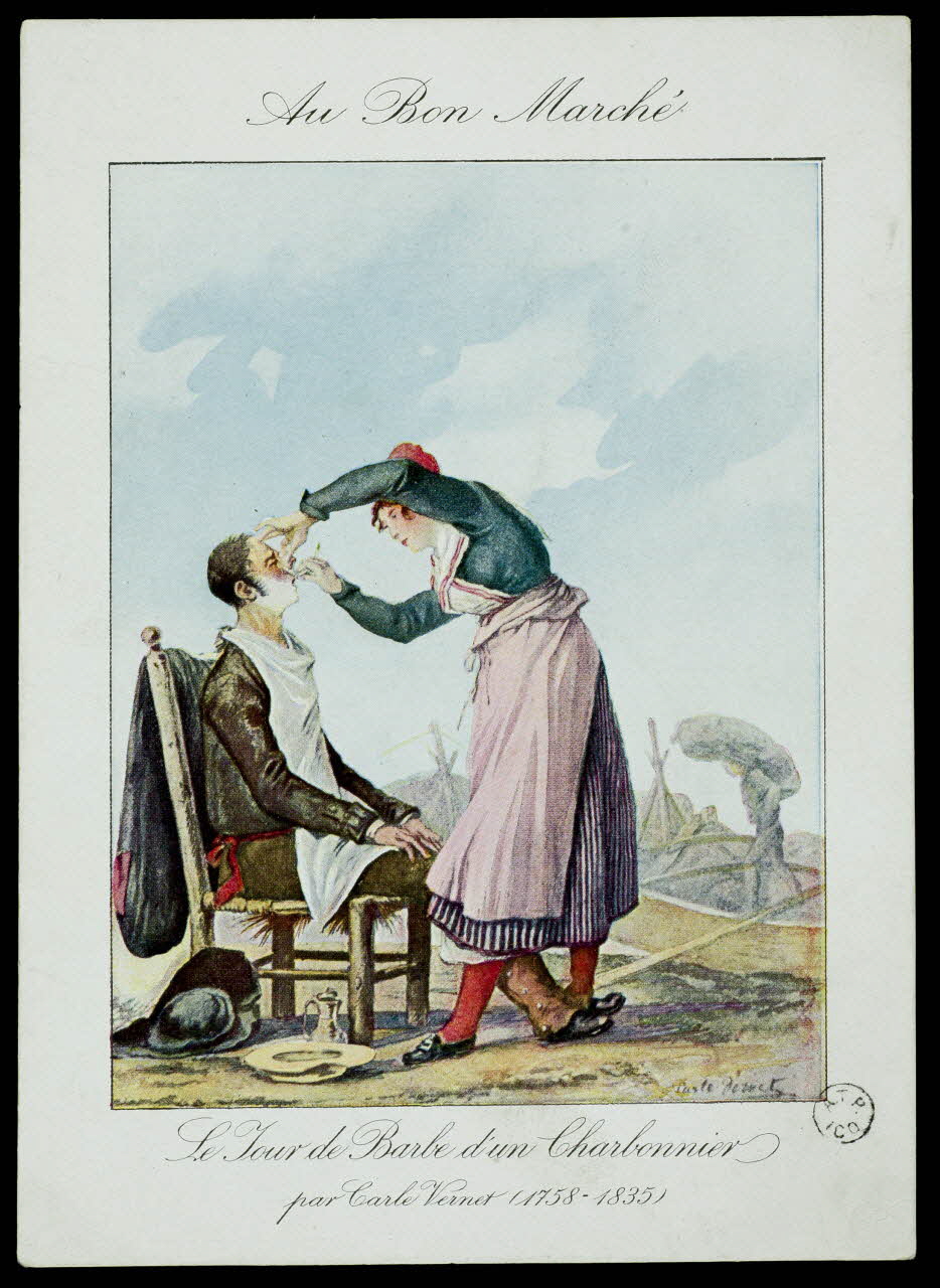 estampe Le Jour de Barbe d'un Charbonnier 1963.49.2 Photo