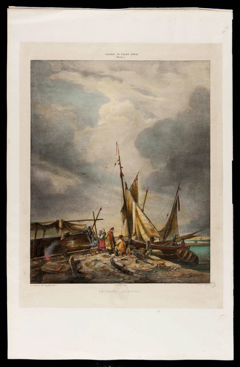 estampe PÊCHEURS NORMANDS. 1963.5.27 Photo