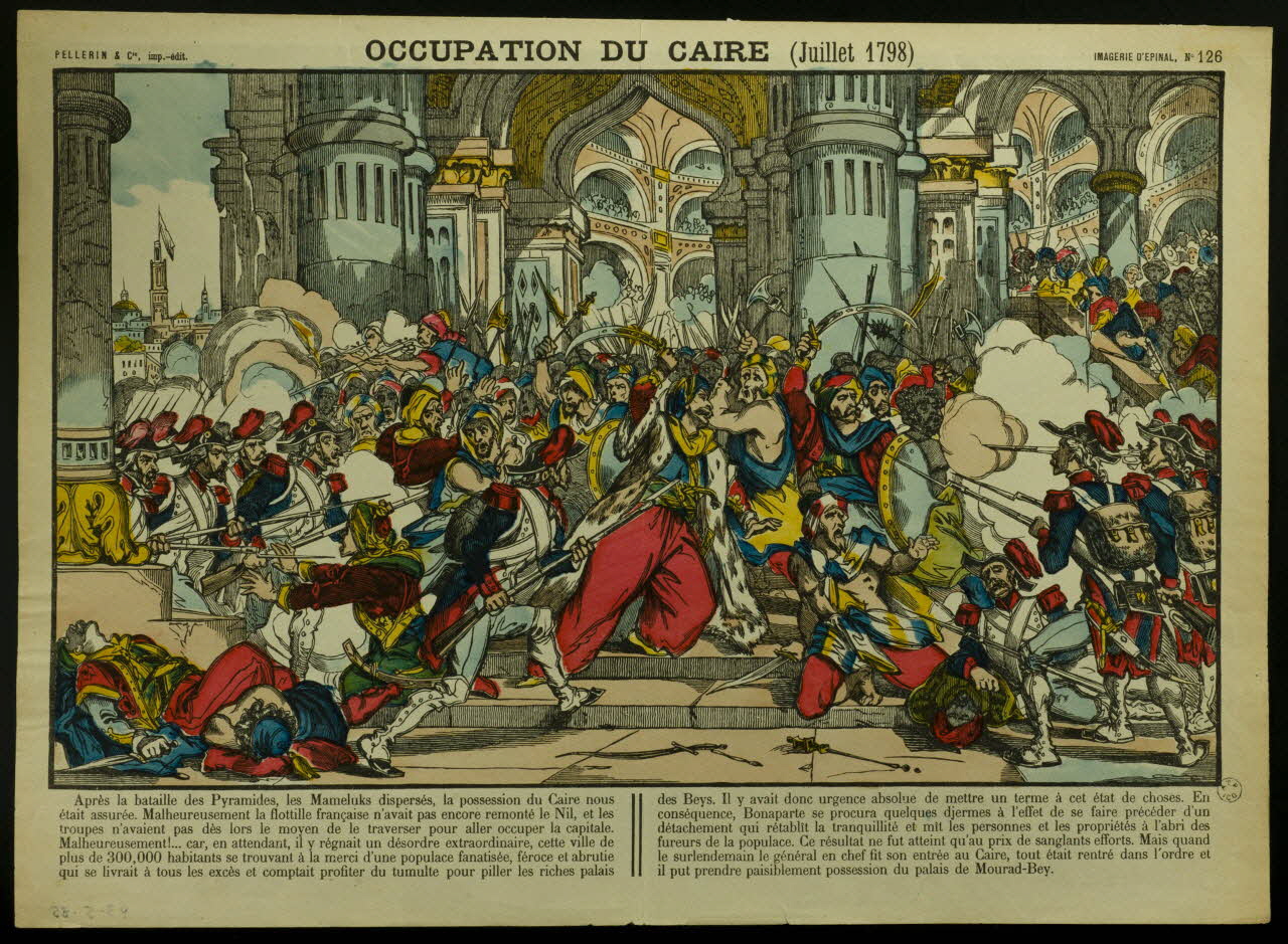 estampe OCCUPATION DU CAIRE (Juillet 1798) 1963.5.35 Photo